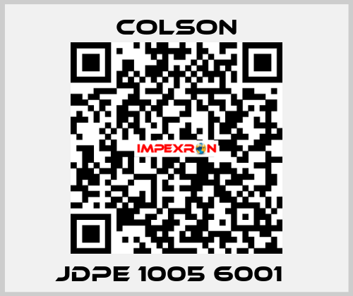 JDPE 1005 6001   Colson