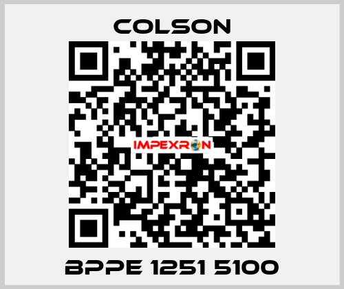 BPPE 1251 5100 Colson