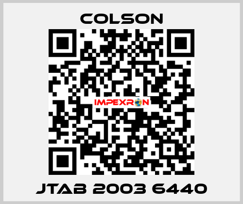 JTAB 2003 6440 Colson