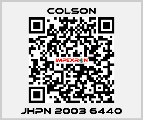 JHPN 2003 6440 Colson