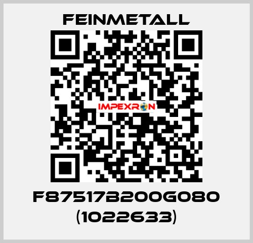 F87517B200G080 (1022633) FEINMETALL