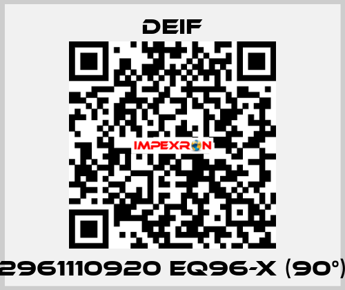 2961110920 EQ96-x (90°) Deif