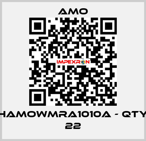 HAMOWMRA1010A - Qty 22 Amo