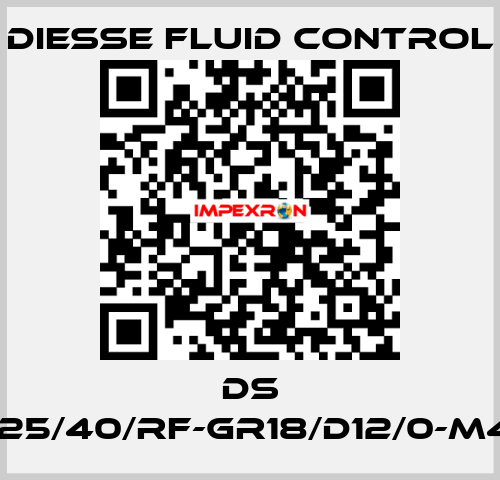 DS LG-RBR17-25/40/RF-GR18/D12/0-M420-CS/CS DIESSE Fluid Control