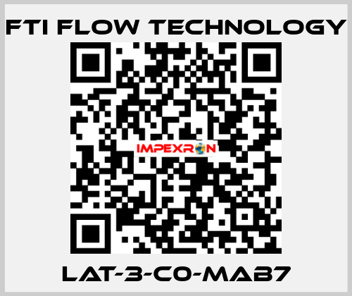 LAT-3-C0-MAB7 Fti Flow Technology