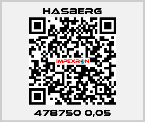478750 0,05 Hasberg