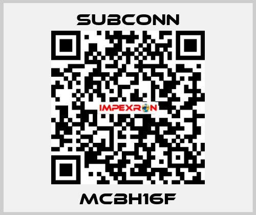  MCBH16F SubConn