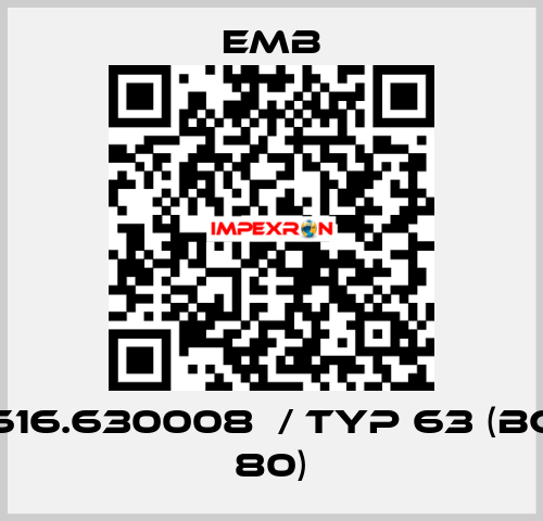 616.630008  / Typ 63 (BC 80) Emb