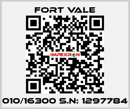 010/16300 S.N: 1297784 Fort Vale