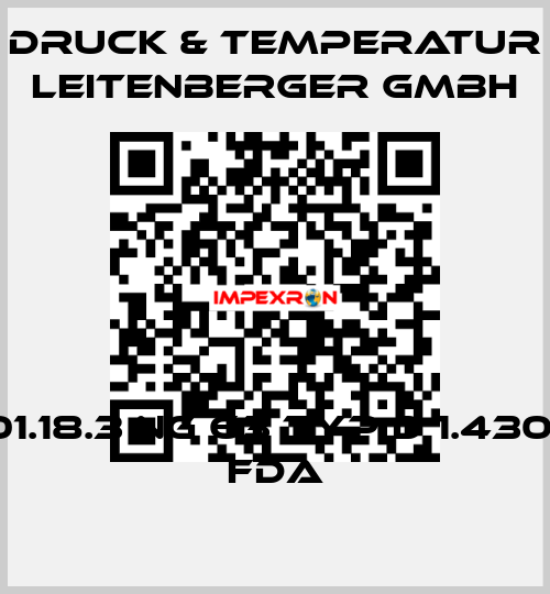 01.18.3 NG 63 TYP D 1.4301 FDA DRUCK & TEMPERATUR Leitenberger GmbH