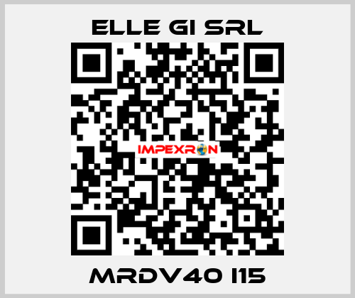 MRDV40 i15 ELLE GI SRL