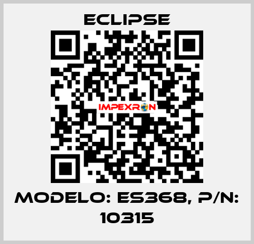 MODELO: ES368, P/N: 10315 Eclipse