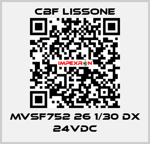MVSF752 26 1/30 DX 24VDC CBF LISSONE