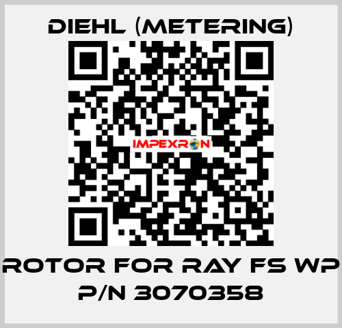 rotor for RAY FS WP p/n 3070358 Diehl (Metering)