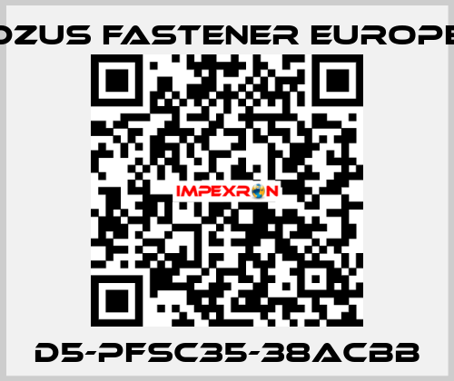 D5-PFSC35-38ACBB Dzus Fastener Europe