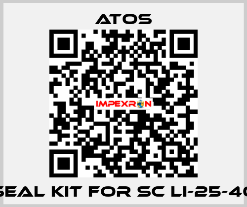 SEAL KIT FOR SC LI-25-40 Atos
