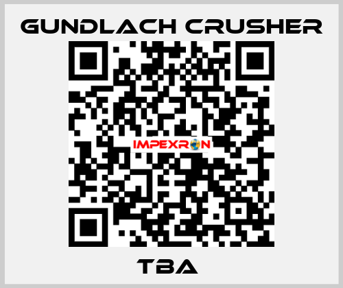 TBA  Gundlach Crusher