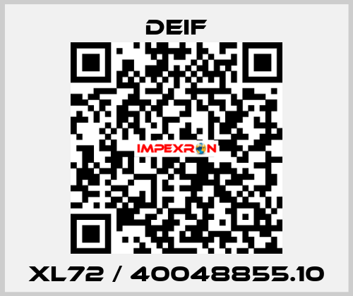 XL72 / 40048855.10 Deif