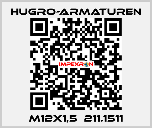 M12x1,5  211.1511 Hugro-Armaturen