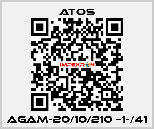 AGAM-20/10/210 –1-/41 Atos
