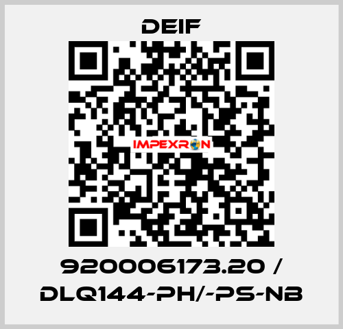 920006173.20 / DLQ144-ph/-ps-NB Deif