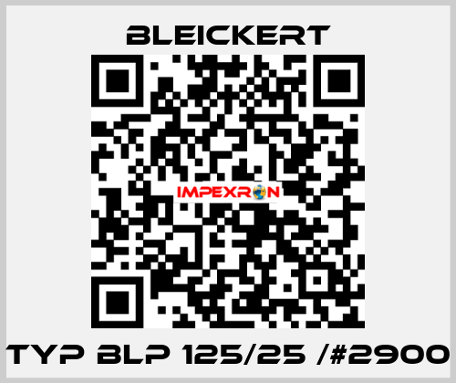 Typ BLP 125/25 /#2900 Bleickert