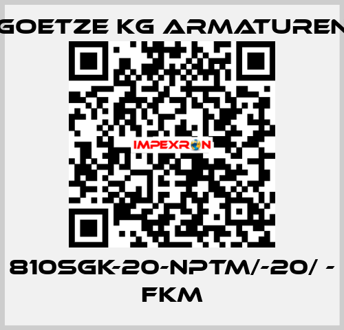 810sGK-20-NPTm/-20/ - FKM Goetze KG Armaturen
