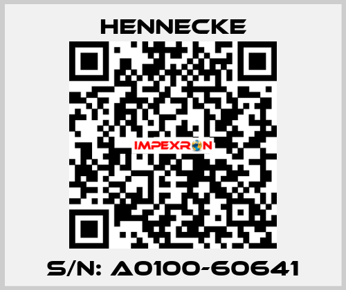 S/N: A0100-60641 Hennecke