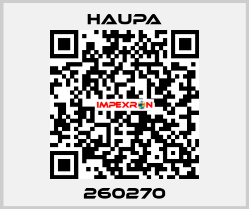 260270 Haupa