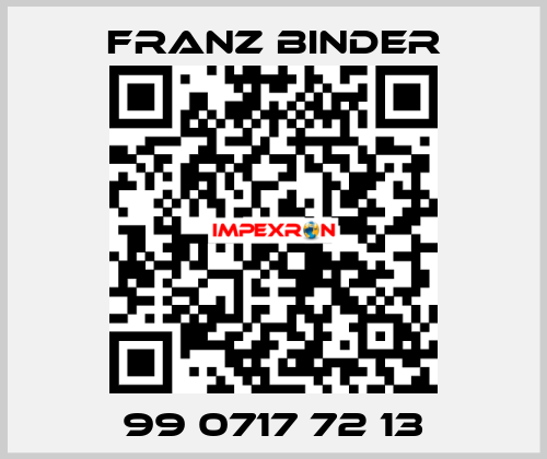 99 0717 72 13 FRANZ BINDER