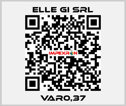 VAR0,37 ELLE GI SRL