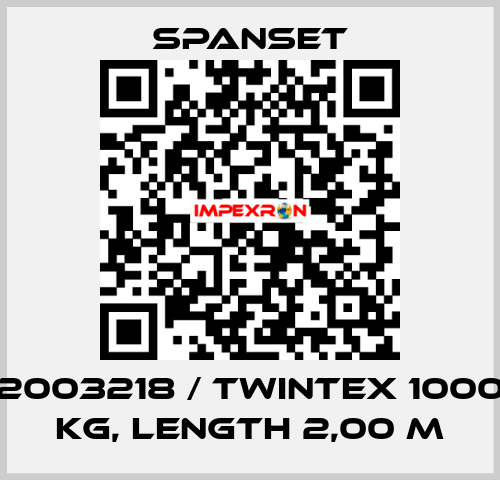 2003218 / Twintex 1000 kg, length 2,00 m SpanSet