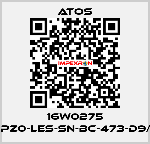 16W0275 DPZ0-LES-SN-BC-473-D9/E Atos