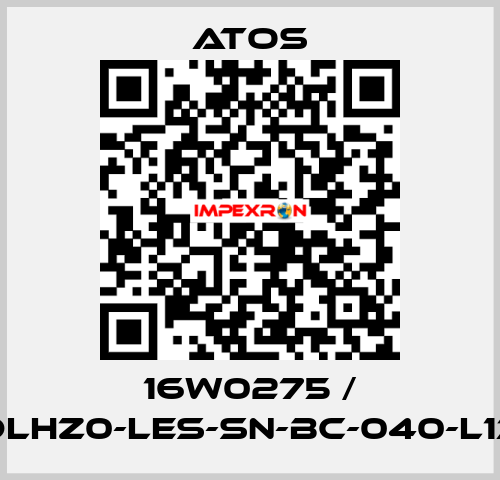 16W0275 / DLHZ0-LES-SN-BC-040-L13 Atos