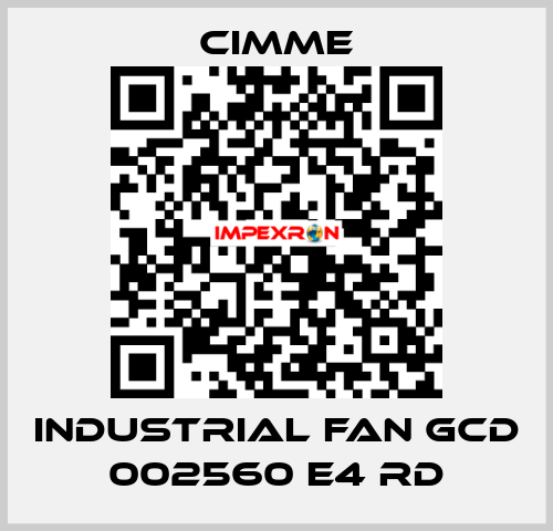 Industrial Fan GCD 002560 E4 RD Cimme