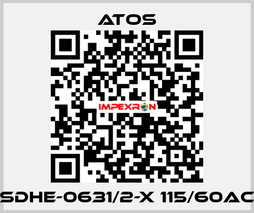 SDHE-0631/2-X 115/60AC Atos