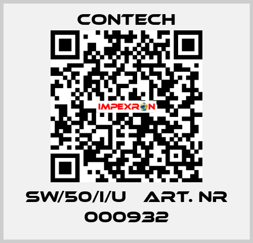 SW/50/I/U   Art. nr 000932 Contech