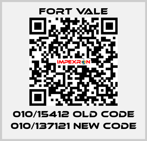 010/15412 old code 010/137121 new code Fort Vale