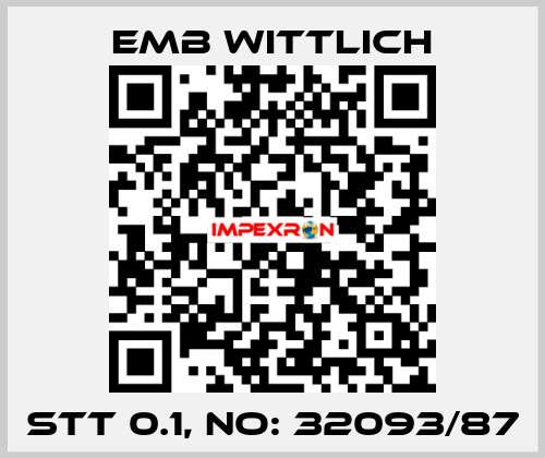 STT 0.1, NO: 32093/87 EMB Wittlich