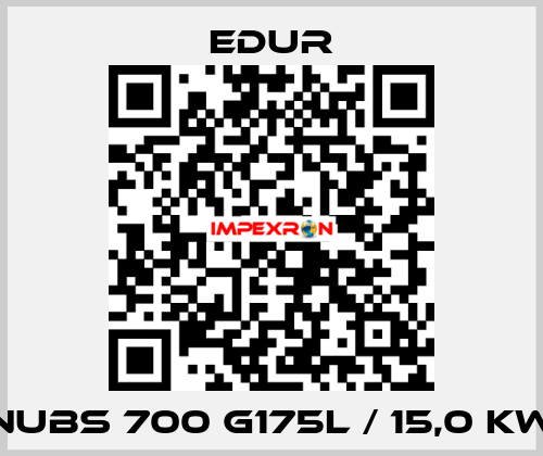 NUBS 700 G175L / 15,0 KW Edur