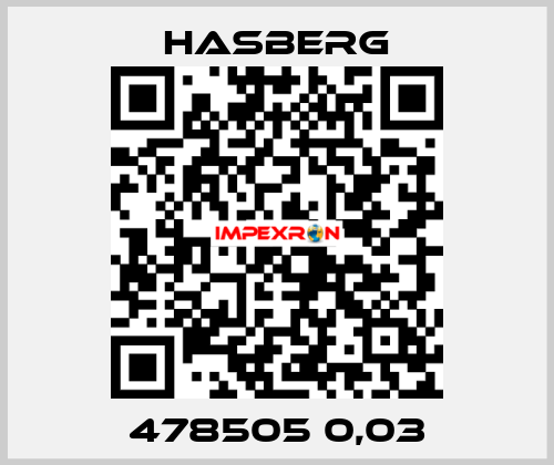 478505 0,03 Hasberg