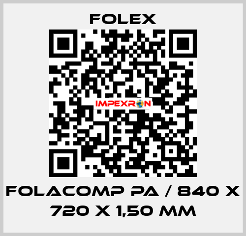 Folacomp PA / 840 x 720 x 1,50 mm Folex