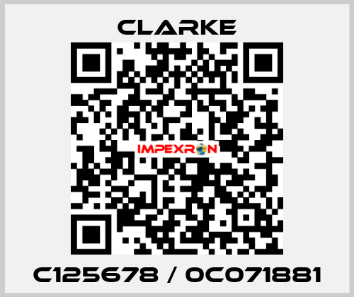 C125678 / 0C071881 Clarke