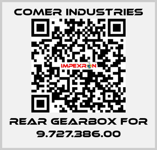rear gearbox for 9.727.386.00 Comer Industries