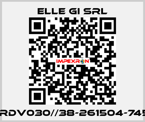 MRDV030//38-261504-7457 ELLE GI SRL