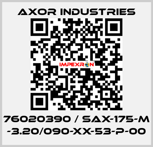 76020390 / SAX-175-M -3.20/090-XX-53-P-00 Axor Industries