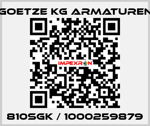 810SGK / 1000259879 Goetze KG Armaturen