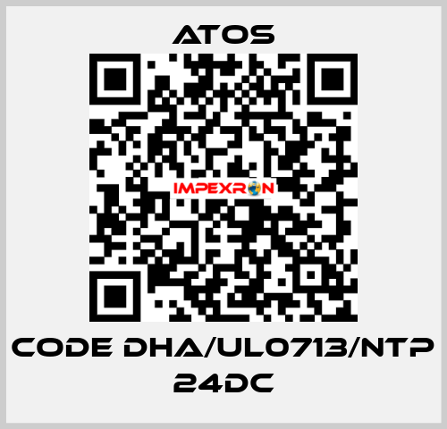 Code DHA/UL0713/NTP 24DC Atos