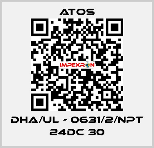 DHA/UL - 0631/2/NPT 24DC 30 Atos
