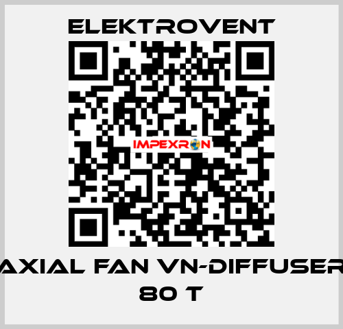 Axial fan VN-Diffuser 80 T ELEKTROVENT